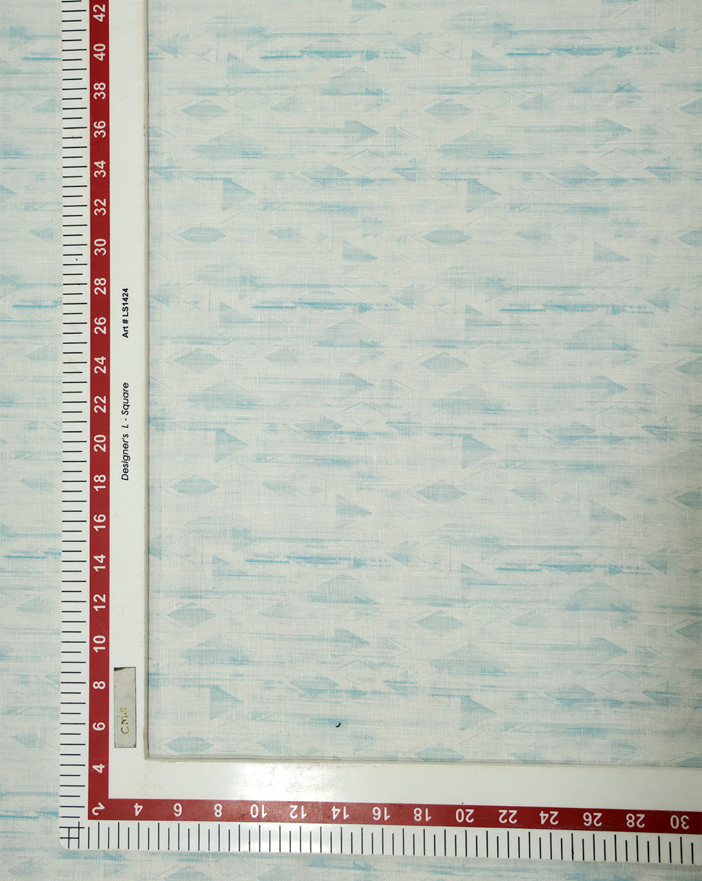 MULTICOLOR COTTON-LINEN PRINTED FABRIC