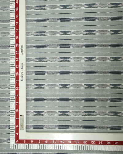 MULTICOLOR COTTON-LINEN PRINTED FABRIC