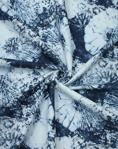 MULTICOLOR COTTON-LINEN PRINTED FABRIC