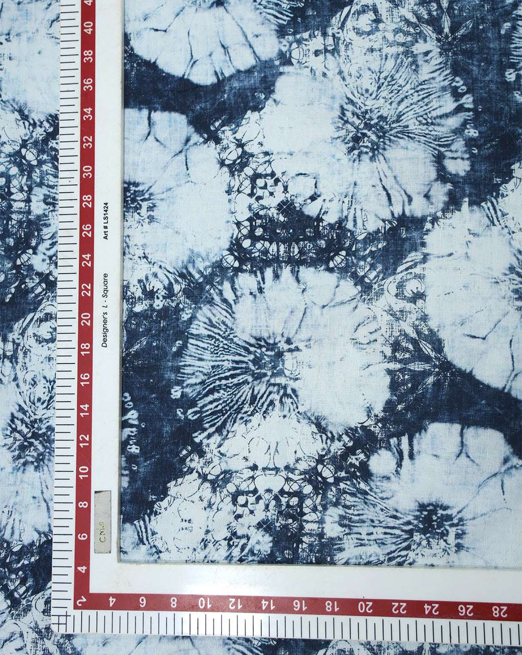MULTICOLOR COTTON-LINEN PRINTED FABRIC
