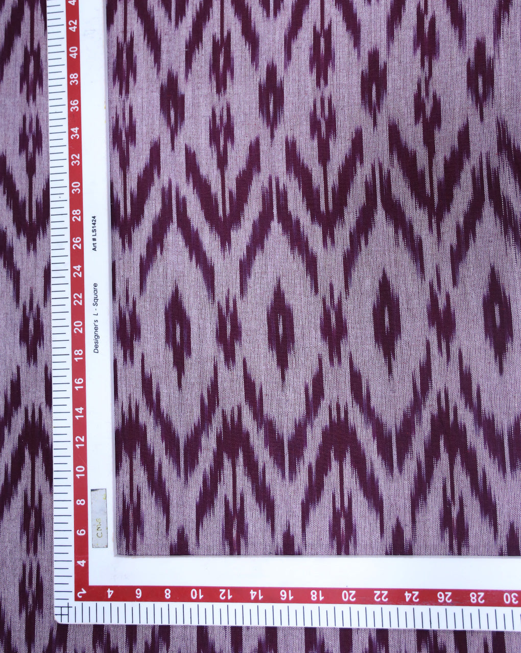 YARN DYED COTTON IKAT FABRIC