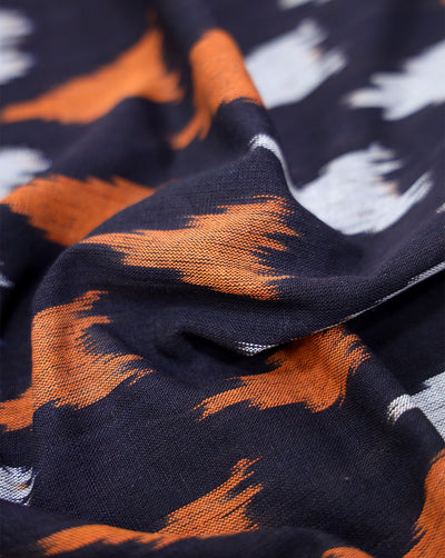 YARN DYED COTTON IKAT FABRIC
