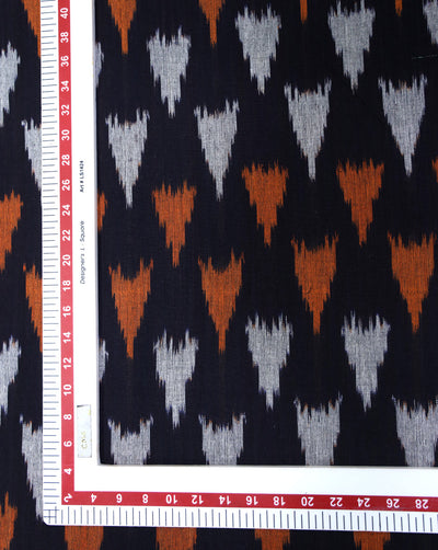 YARN DYED COTTON IKAT FABRIC