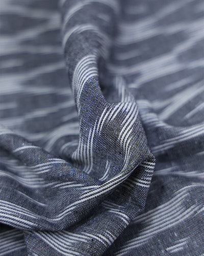 YARN DYED COTTON IKAT FABRIC