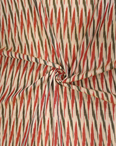YARN DYED COTTON IKAT FABRIC