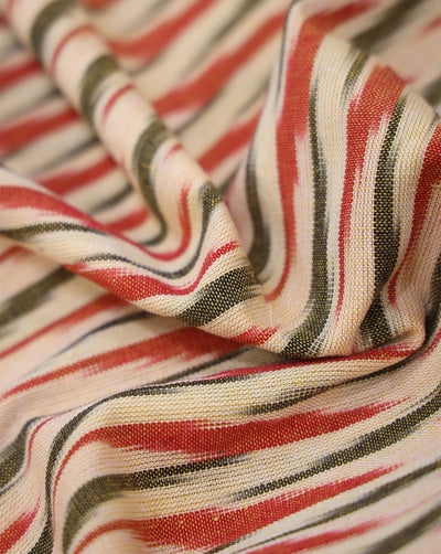 YARN DYED COTTON IKAT FABRIC
