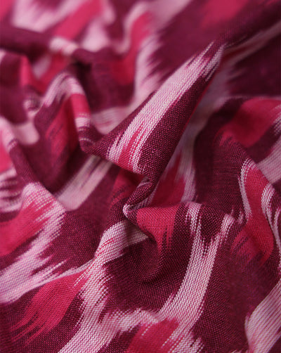 YARN DYED COTTON IKAT FABRIC