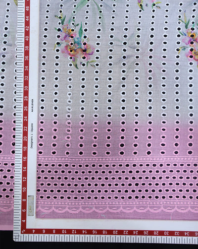 Schiffli Printed Fabric