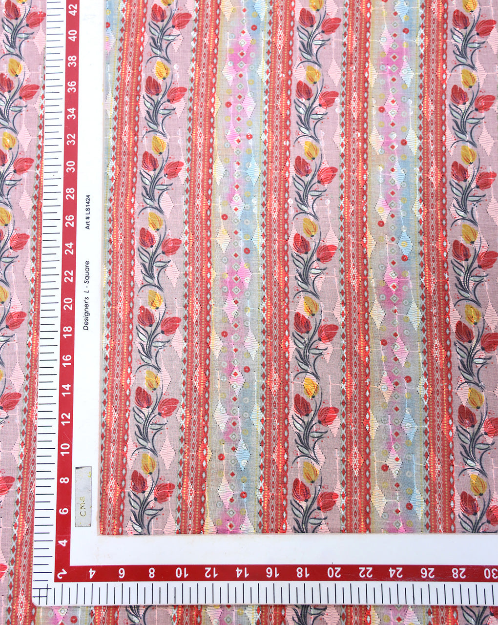 Schiffli Printed Fabric