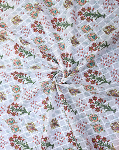 Schiffli Printed Fabric
