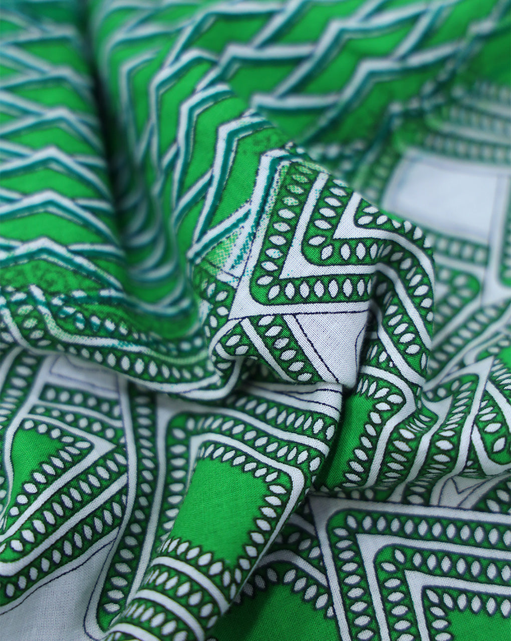 Cotton Schiffli Printed Fabric
