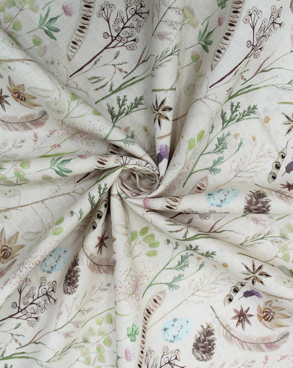 BLENDED LINEN FABRIC