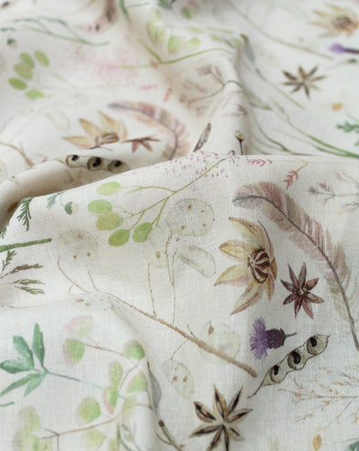 BLENDED LINEN FABRIC