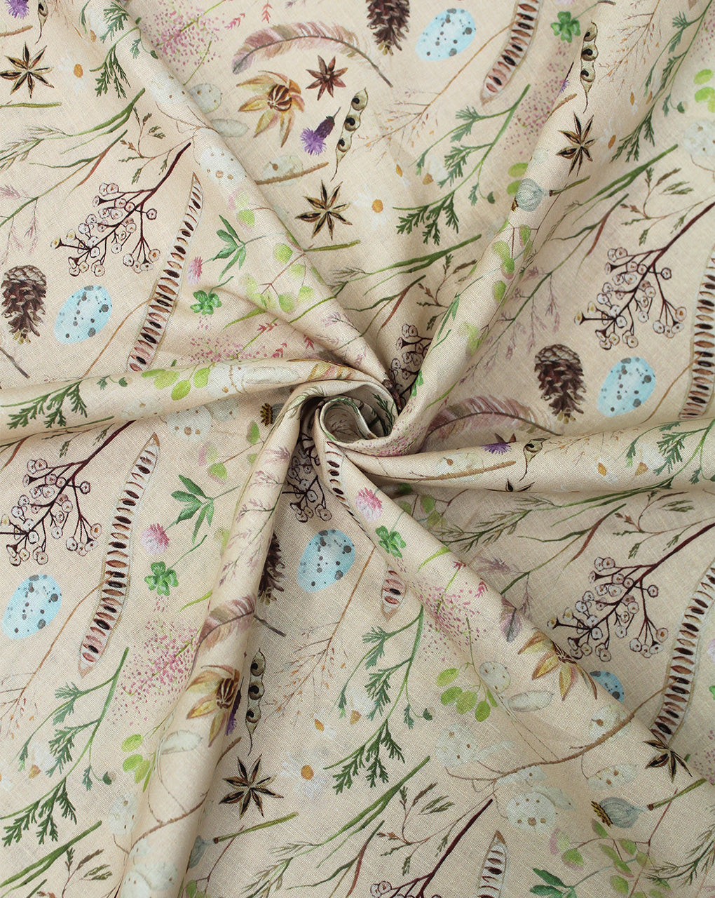 BLENDED LINEN FABRIC