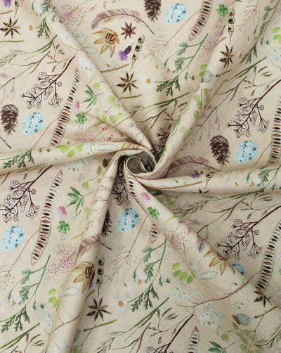 BLENDED LINEN FABRIC