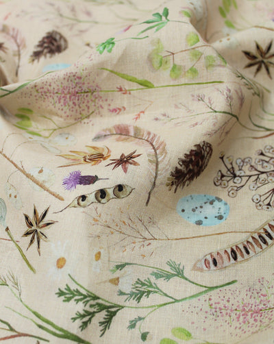 BLENDED LINEN FABRIC