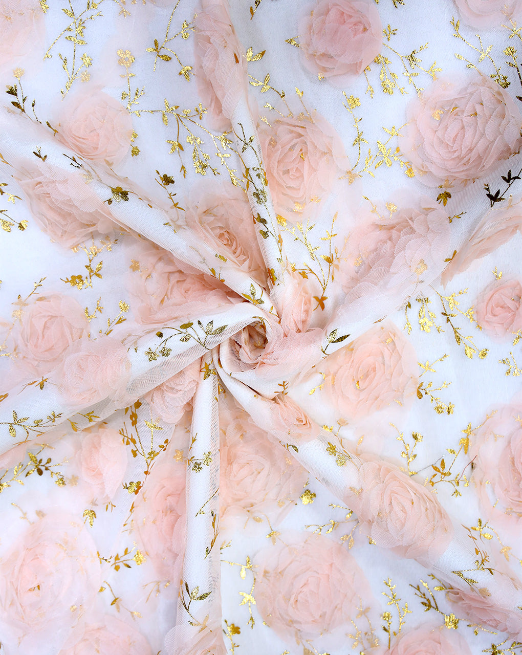 FLORAL NET FABRIC