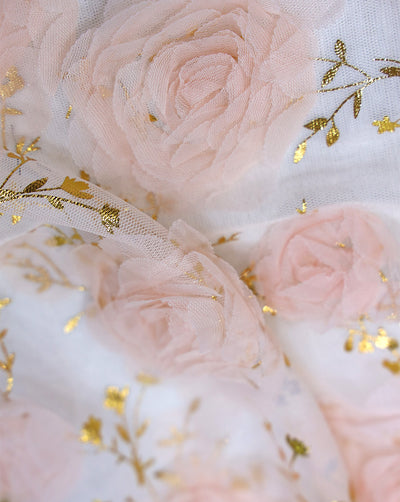 FLORAL NET FABRIC