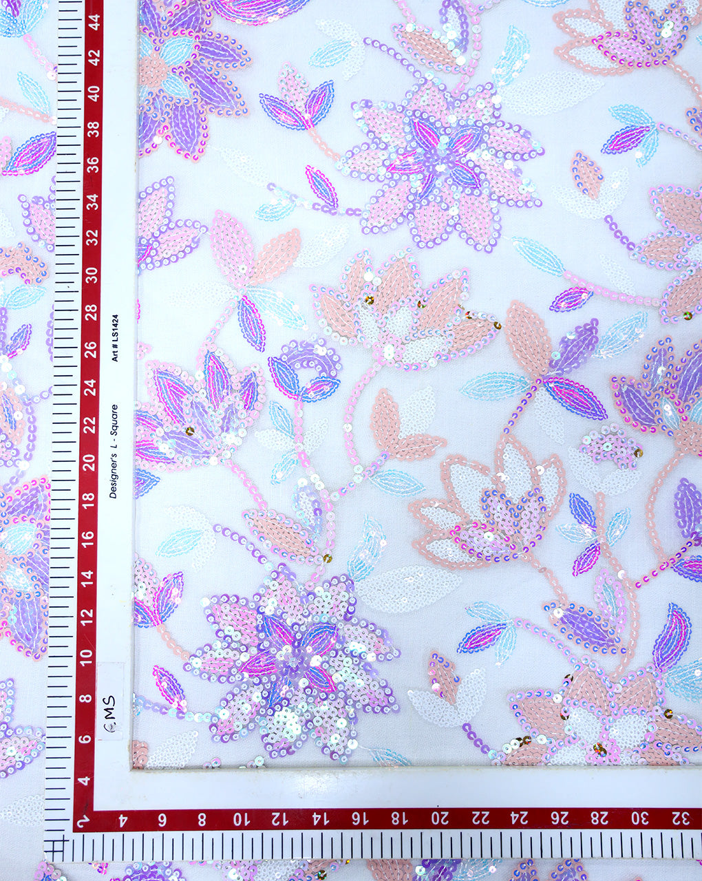 SEQUINS NET FABRIC