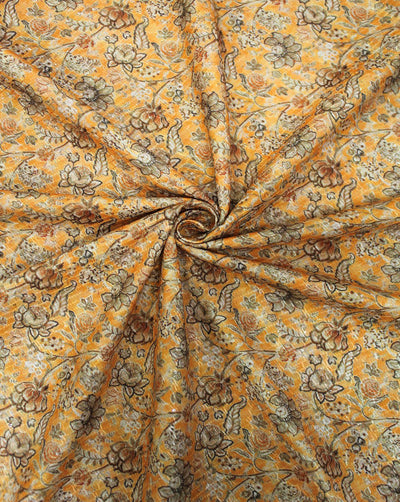 Multicolor Printed Sequins Fabric