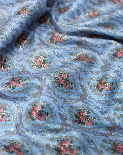 VELVET PRINTED FABRIC