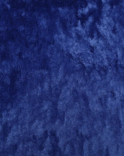 BLUE ARTIFICIAL FUR FABRIC