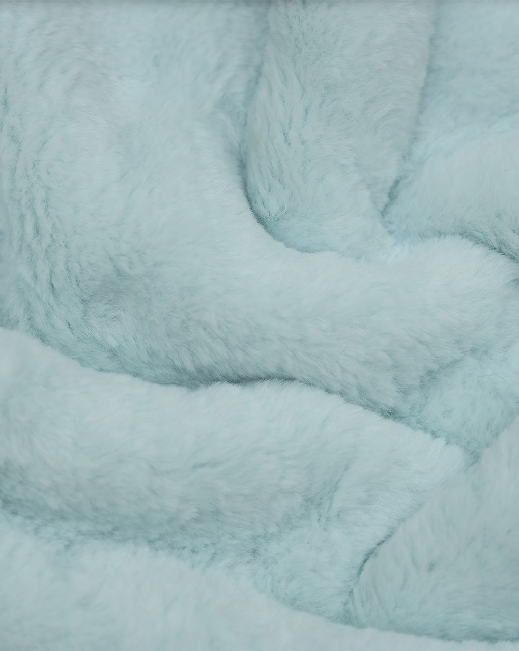 BABY BLUE ARTIFICIAL FUR FABRIC