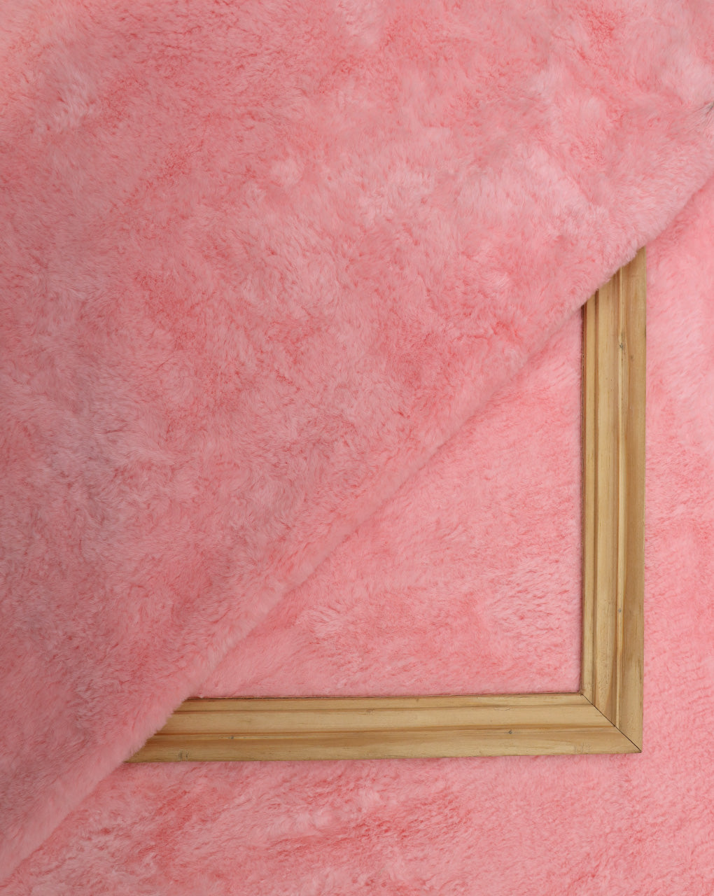 BABY PINK ARTIFICIAL FUR FABRIC