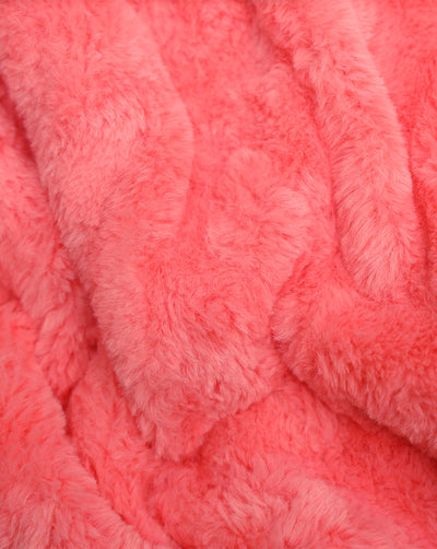 PINK ARTIFICIAL FUR FABRIC