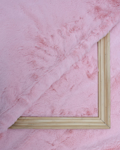 LIGHT PINK ARTIFICIAL FUR FABRIC