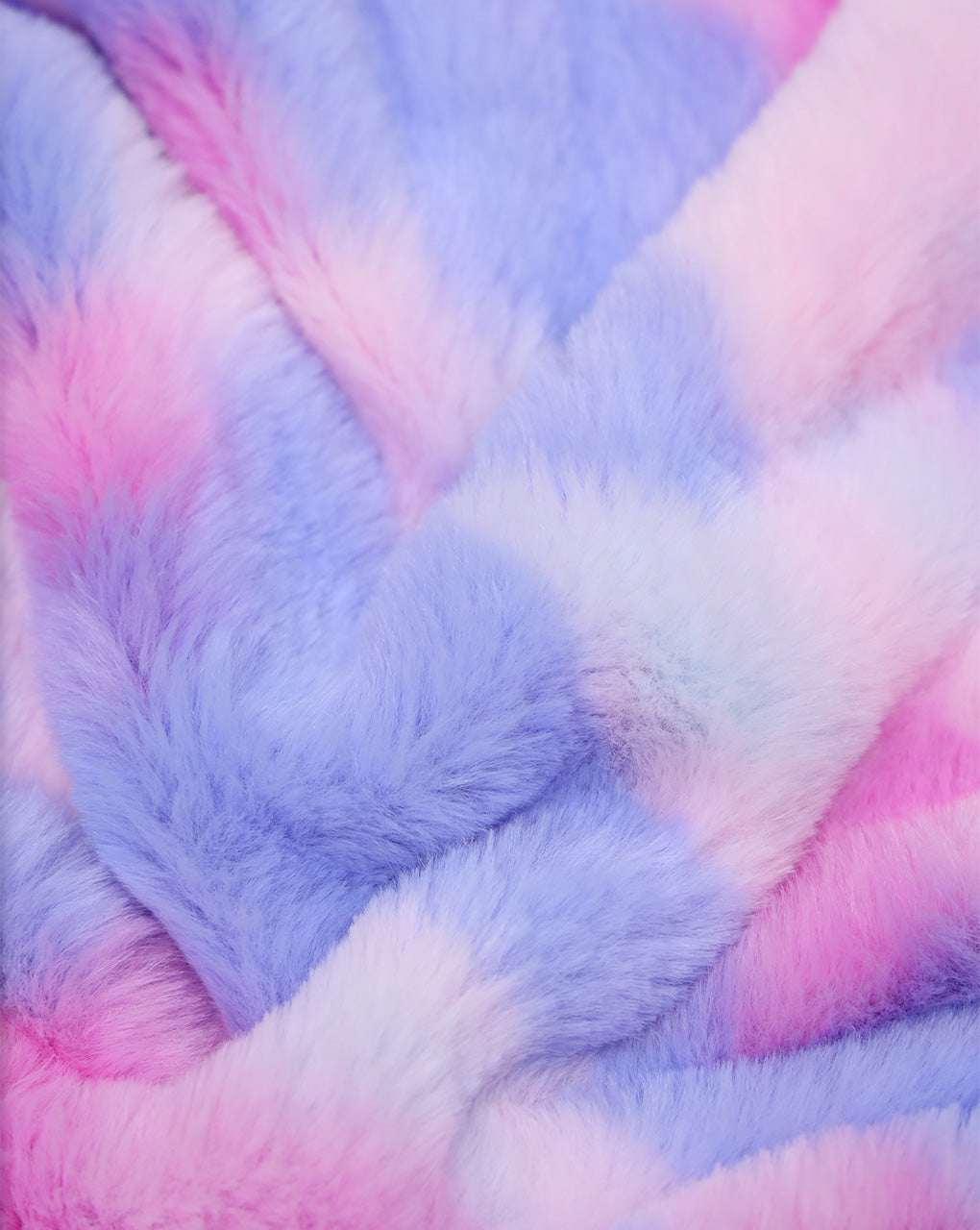 MULTICOLOR ARTIFICIAL FUR FABRIC