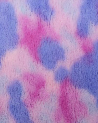 MULTICOLOR ARTIFICIAL FUR FABRIC