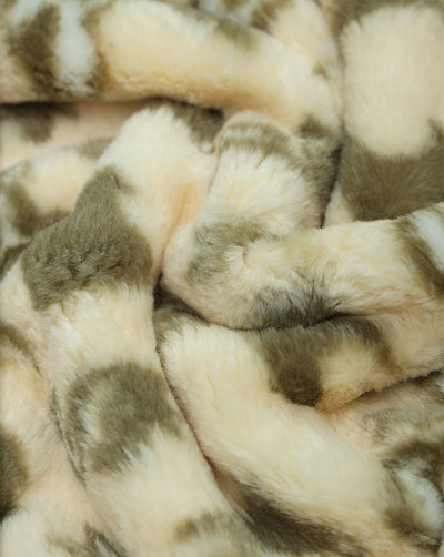 MULTICOLOR ARTIFICIAL FUR FABRIC