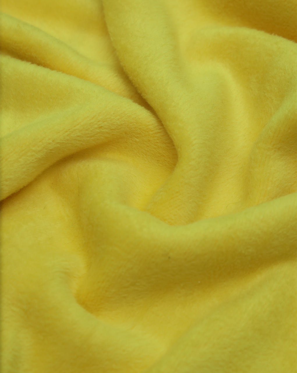 YELLOW ARTIFICIAL FUR FABRIC