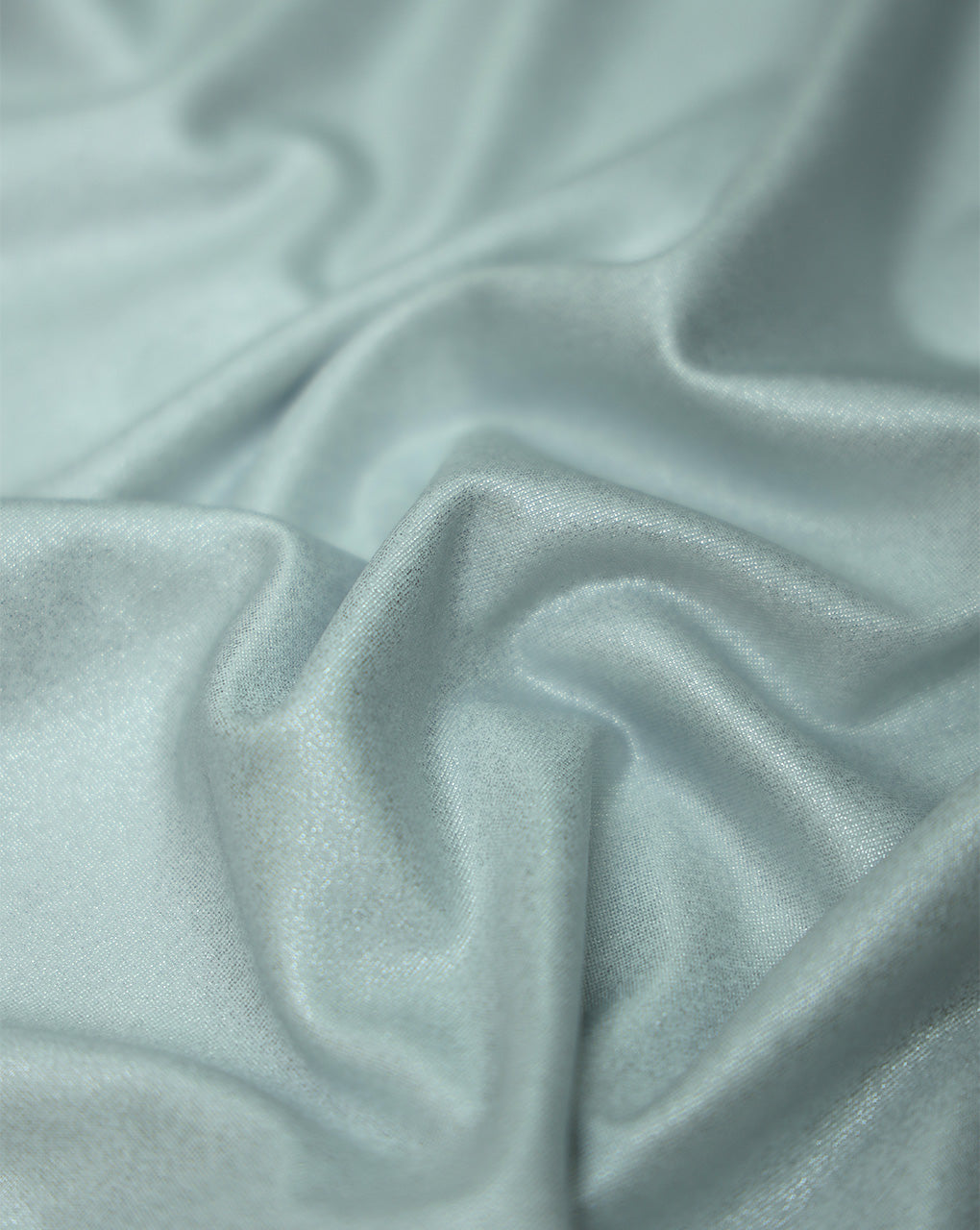 WHITE POLYESTER KNITTED FOIL FABRIC