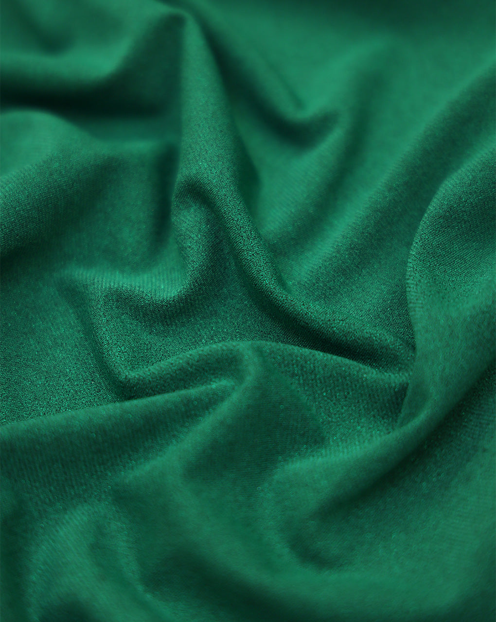 GREEN POLYESTER KNITTED FOIL FABRIC