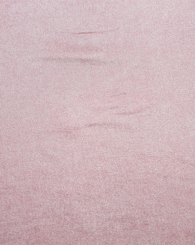 BABY PINK POLYESTER KNITTED FOIL FABRIC