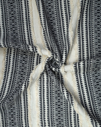 COTTON JACQUARD CANDLE WORK FABRIC