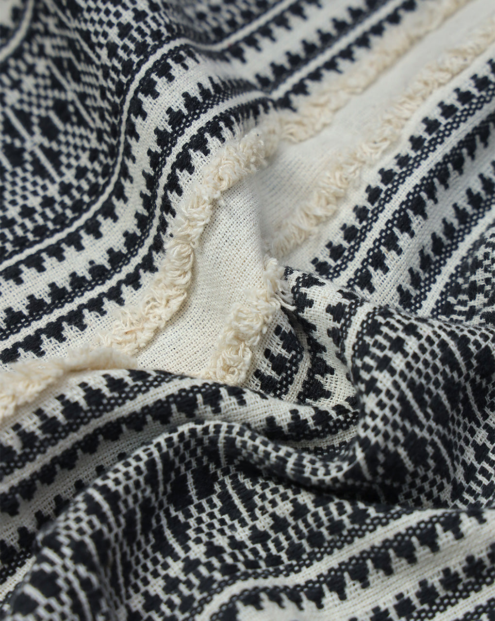 COTTON JACQUARD CANDLE WORK FABRIC