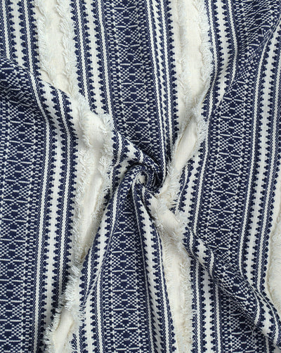 COTTON JACQUARD CANDLE WORK FABRIC
