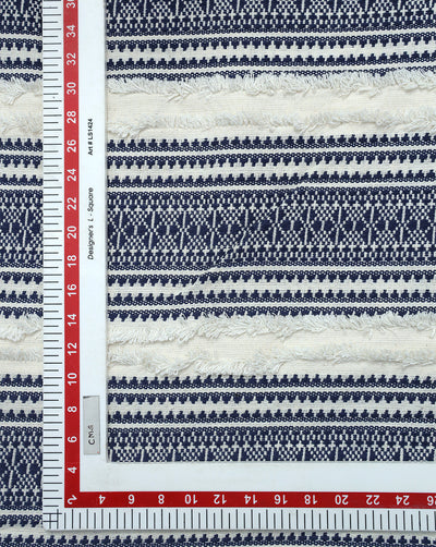 COTTON JACQUARD CANDLE WORK FABRIC