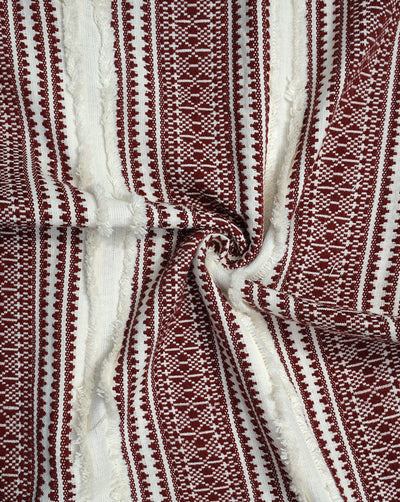 COTTON JACQUARD CANDLE WORK FABRIC
