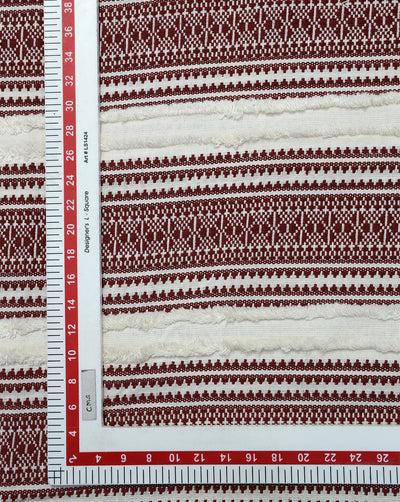 COTTON JACQUARD CANDLE WORK FABRIC