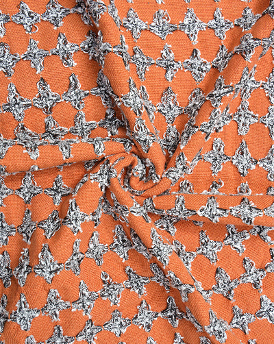 Cotton Jacquard Fabric (Width 44 Inches)