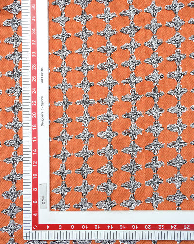 Cotton Jacquard Fabric (Width 44 Inches)