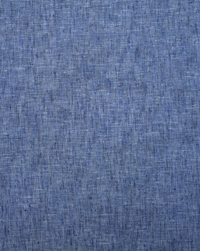 BLUE PLAIN YARN DYED FABRIC