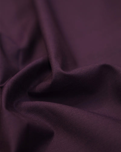PURPLE PLAIN YARN DYED FABRIC