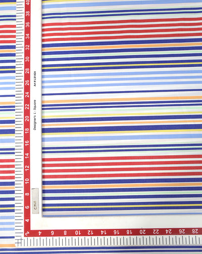 STRIPES DESIGN COTTON FABRIC