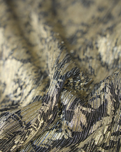 PLEATED LUREX FOIL FABRIC