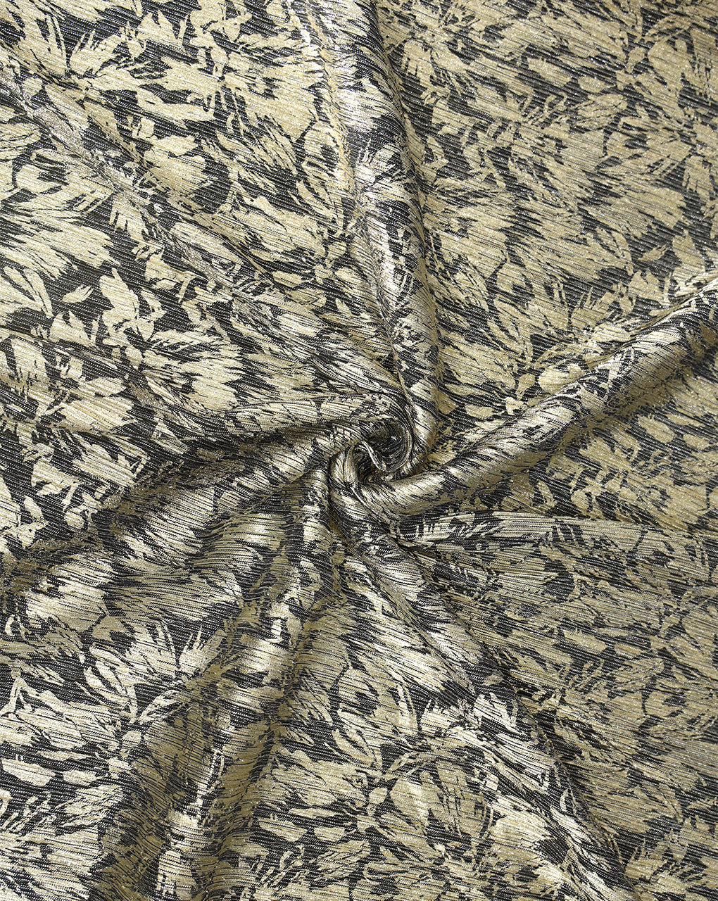 PLEATED LUREX FOIL FABRIC